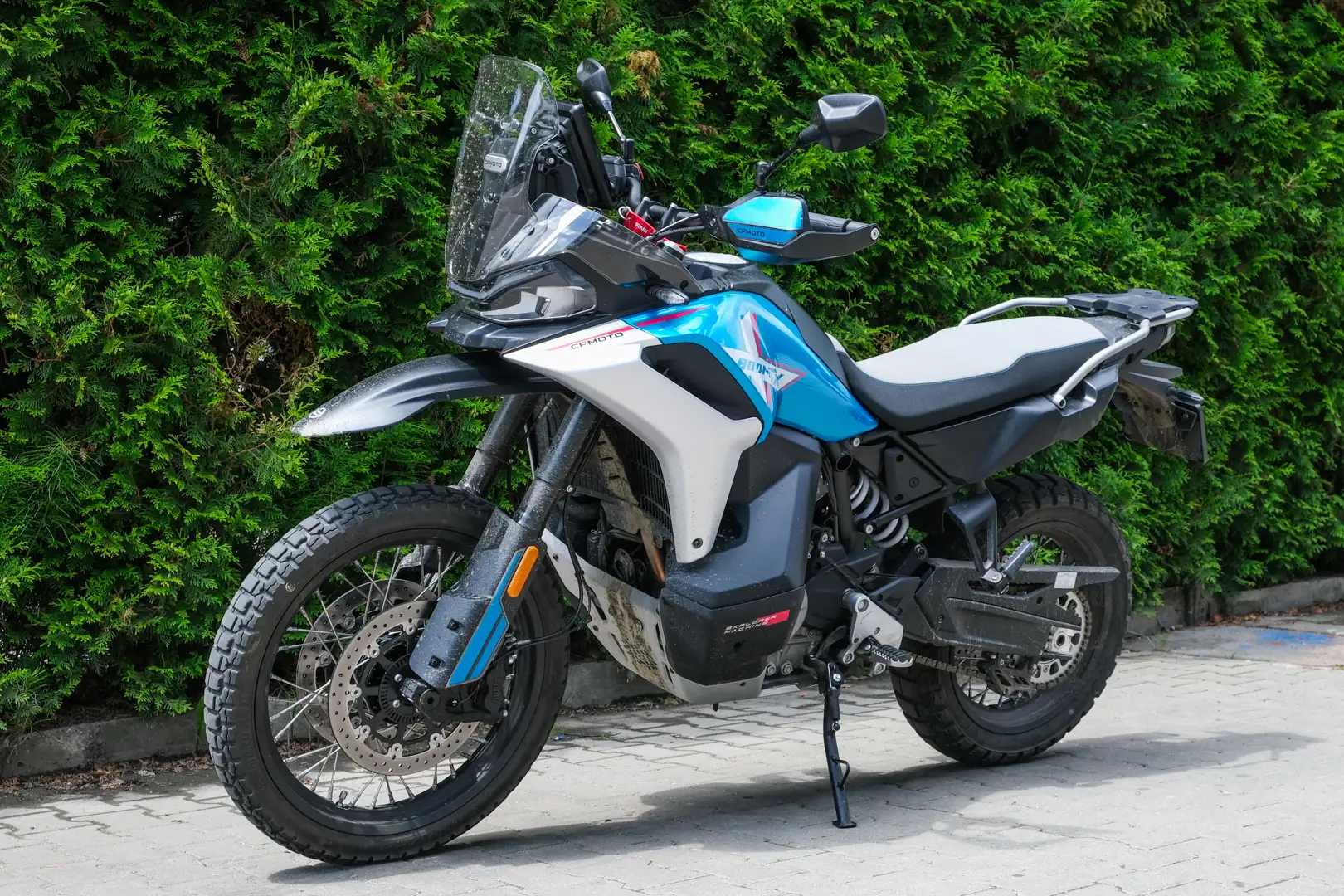CF Moto 800MT-X adventure motorcycle for rent in Cluj-Napoca, Romania — view 4